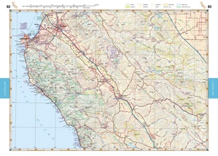 Benchmark Maps California Road & Recreation Atlas - 13th Edition 2