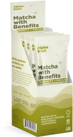 Alpine Start Instant Matcha with Benefits - Package of 5 0