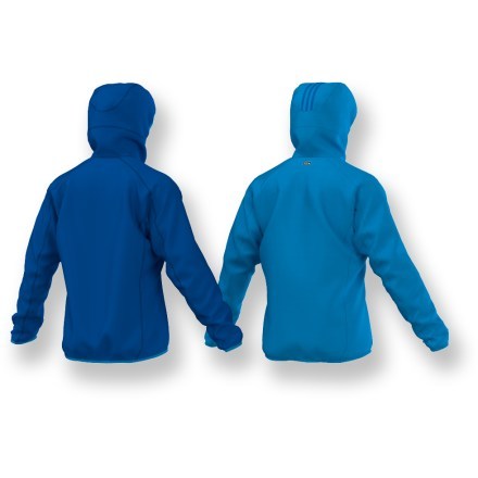 Back view regular and reversed (Solar Blue)