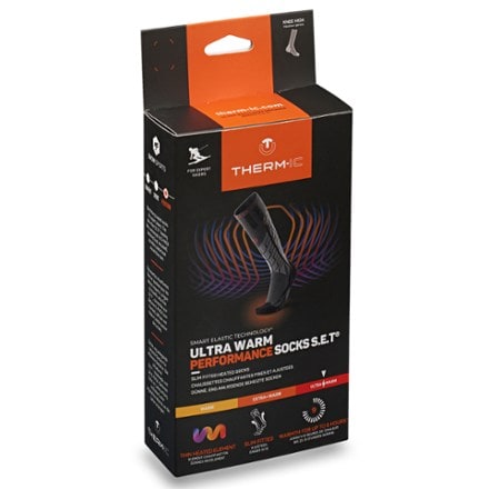 Therm-ic Ultra Warm Performance Socks S.E.T + S-Pack 4000B Batteries 2