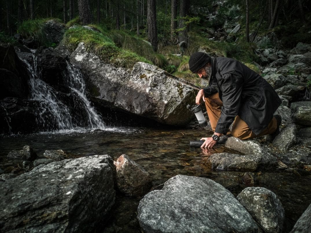 Location Image for GeoPress Water Filter and Purifier Bottle - 24 fl. oz. - Generation 1 - Discontinued