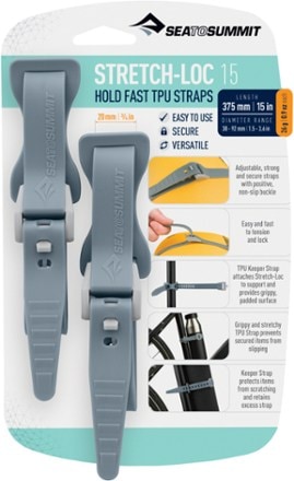 Sea to Summit Stretch-Loc TPU 3/4" Straps - Package of 2 1