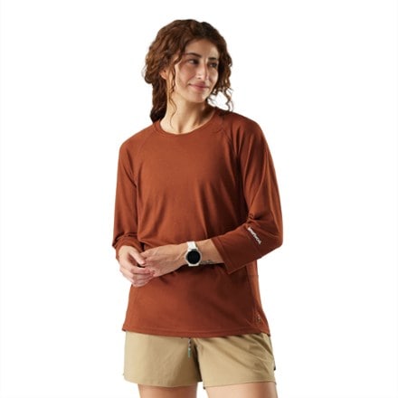 Smartwool Mountain Bike 3/4-Sleeve Bike Jersey - Women's 0