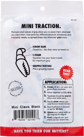 Crab Grab Mini Claws Stomp Pads - Black 2