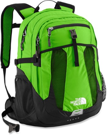 north face recon backpack green