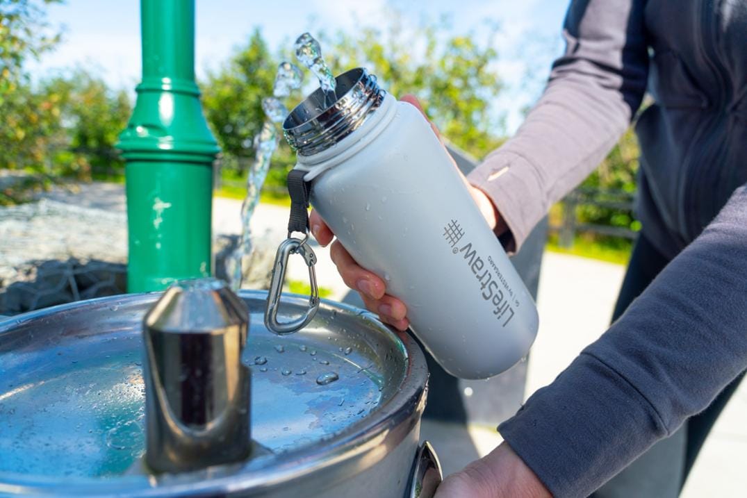 Location Image for Go Stainless-Steel Water Filter Bottle - 24 fl. oz.