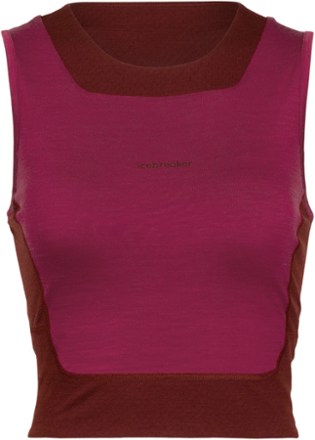 Icebreaker ZoneKnit Cropped Bra-Tank Top - Women's