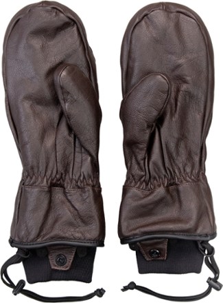Obermeyer Leather Mittens - Men's 2