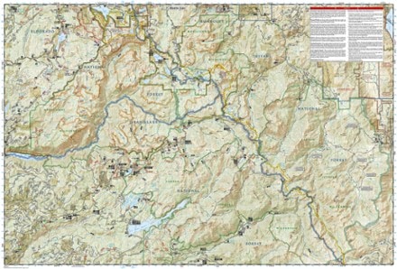 National Geographic Carson-Iceberg, Emigrant & Mokelumne Wilderness Areas Topographic Map 2