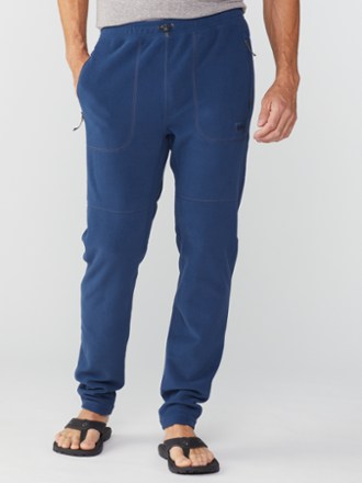 mens fleece pants with fly front