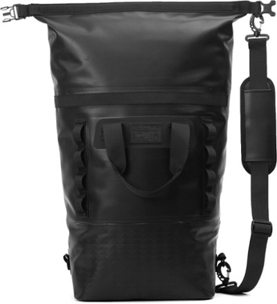 black wolf backpack with wheels