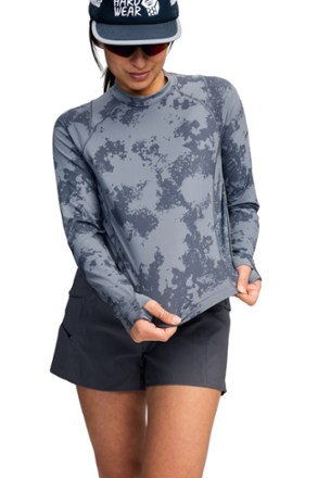 Mountain Hardwear Crater Lake Long Sleeve Crop Top - Women's 7