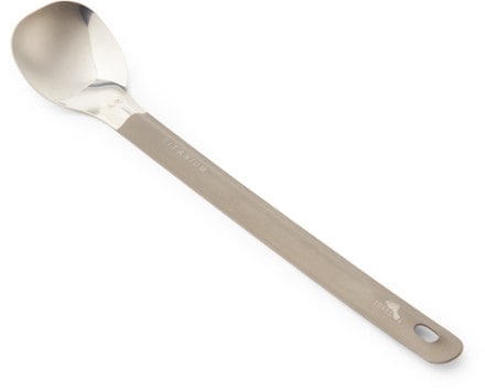 TOAKS Titanium Long Handle Spoon with Polished Bowl 0