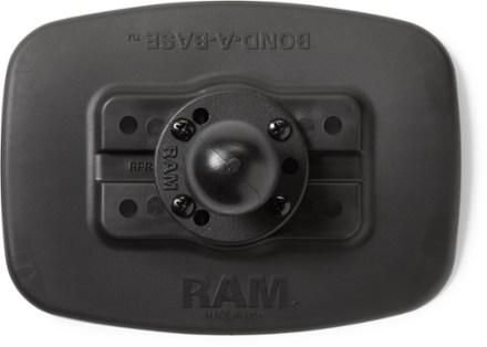 RAM Bond-A-Base Black Adhesive Base with Ball 1