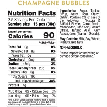 Sugarfina Champagne Bubbles Small Candy Cube 3