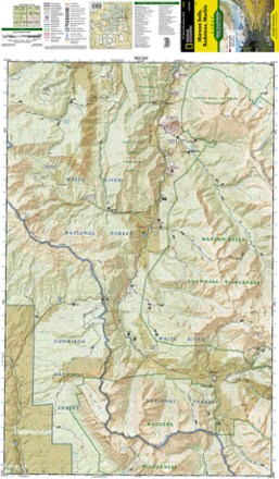 National Geographic Maroon Bells/Redstone/Marble Trail Map 1