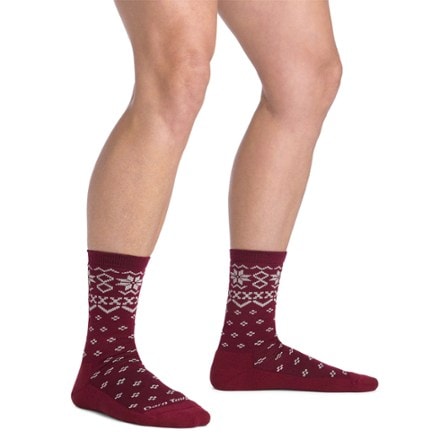 Darn Tough Shetland Crew Lightweight Lifestyle Socks - Women's 1