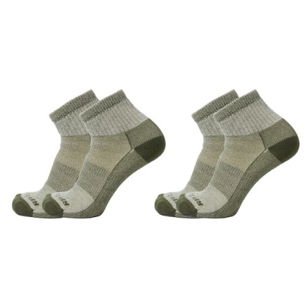 REI Co-op Merino Wool Lightweight Hiking Quarter Socks - 2 Pairs 0