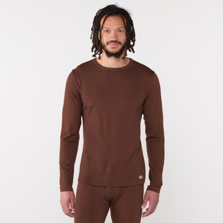 REI Co-op Heavyweight Merino Long-Sleeve Base Layer Crew Top - Men's 1