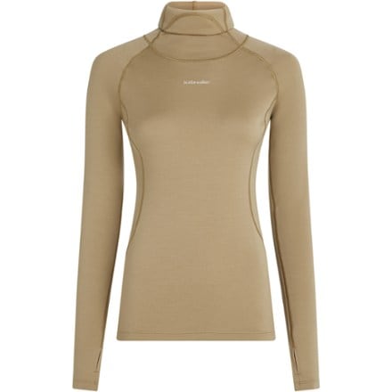 Icebreaker 300 MerinoFine Polar Long-Sleeve Roll Neck Base Layer Top - Women's 0
