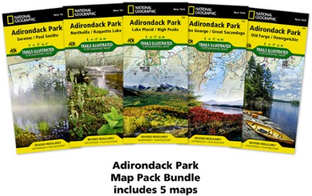 National Geographic Adirondack Park Topographic Map Pack 1