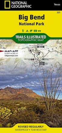 National Geographic Big Bend National Park Trail Map 0