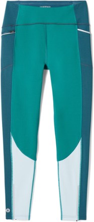 Smartwool Merino Sport Fleece Colorblock Tights - Womens