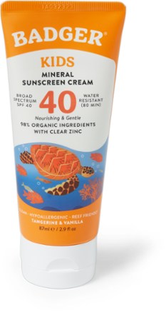 Badger SPF 40 Kids' Mineral Sunscreen Cream - 2.9 fl. oz. 1