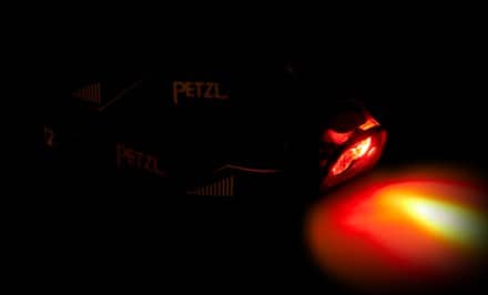 Petzl Actik Core Headlamp Red light mode (Black)