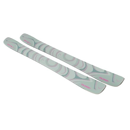 Salomon QST 100 Iceberg Green Skis - 2025/2026 3