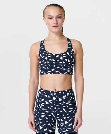 On Body Image of color Navy Blue Mini Vintage Print