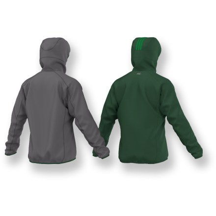 Back view regular and reversed (Amazon Green)