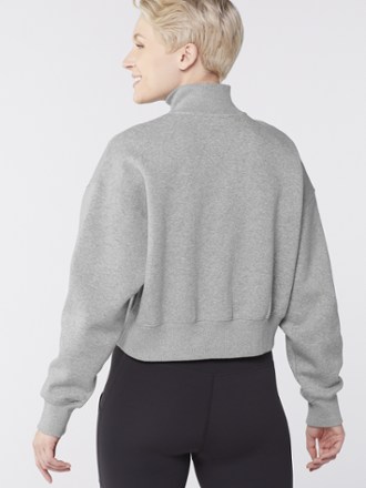 Nike Phoenix Fleece Oversize Half-Zip Crop Sweatshirt - Women's 2