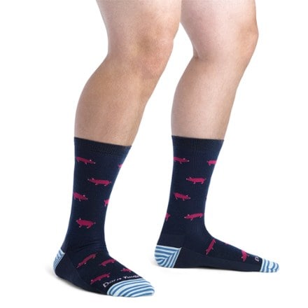 Darn Tough Truffle Hog Crew Lightweight Lifestyle Socks - Men's 2