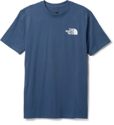 The North Face Men's Short-Sleeve Box NSE Tee - Shady Blue/TNF Black, Size: XXL