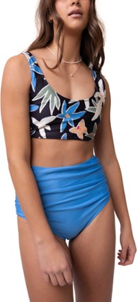 Nani Swimwear Ruched High Rise Swimsuit Bottoms - Women's 6