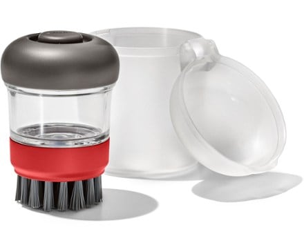 OXO Soap-Dispensing Brush with Storage Case 0