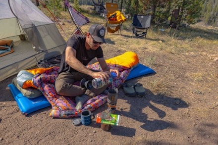 Big Agnes Anthracite 20 Alpenglow Sleeping Bag 3