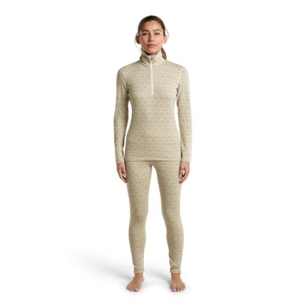 Icebreaker Merino 260 Vertex Long-Sleeve Half-Zip Alpine Geo Base Layer Top - Women's 3