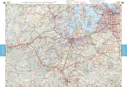 Benchmark Maps Washington Road & Recreation Atlas - 9th Edition 1