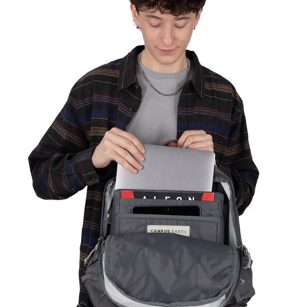 osprey axis 24 l backpack Laptop -Everyday Bag with Laptop Sleeve & Bottle Pockets for College, Commute, & Travel, Barley Brown : Electronics and theres a smaller zippered pocket with a soft lining for sunglasses or small electronics Urban backpack Osprey Axis 24L