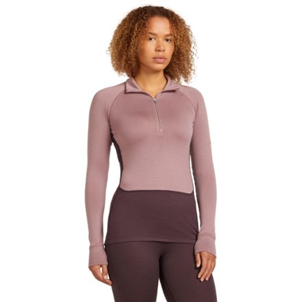 Icebreaker Merino 260 ZoneKnit Half-Zip Base Layer Top - Women's 1