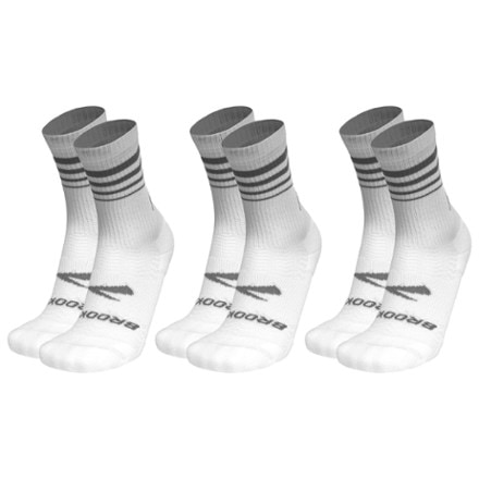 Brooks Run-In Crew Socks - 3 Pairs 0