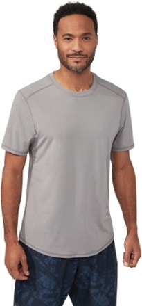 Manduka Tech T-Shirt - Silver Filigree - Men's 0