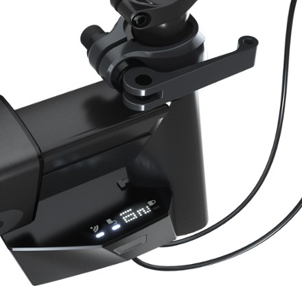 The LED display on KICKR Bike