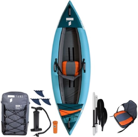 TAHE Beach LP1 Inflatable Kayak with Paddle 0