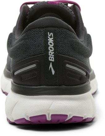 Brooks Trace Road-Running Shoes - Women's Back view (Ebony/Black/Wood Violet)