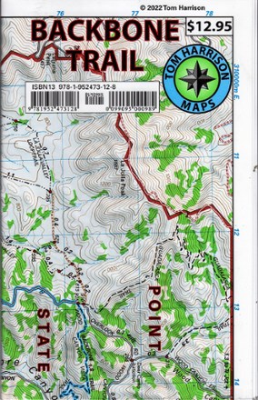 Tom Harrison Cartography Backbone Trail Map - 2022 Edition 0