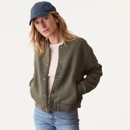 Marine Layer Corbet Quilted Bomber Jacket - Women's 3