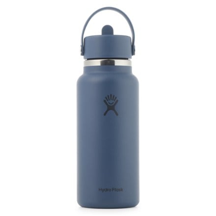 Hydro Flask Wide-Mouth Vacuum Water Bottle with Flex Straw Cap - 32 fl. oz. 1
